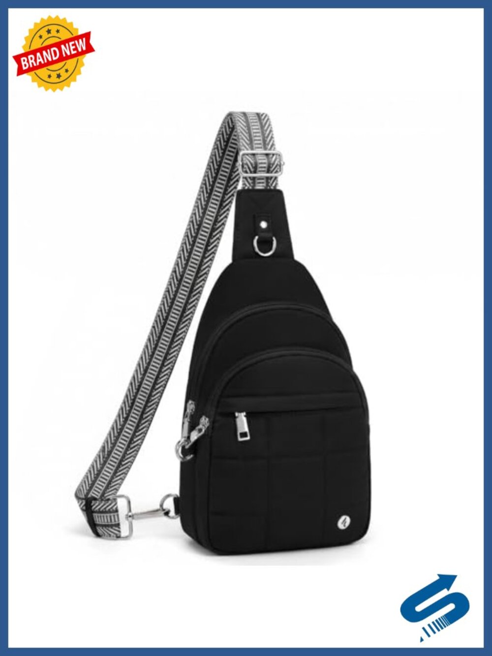 Anti Theft Sling Bag for Women RFID Crossbody Purse Lightweight Nylon Travel